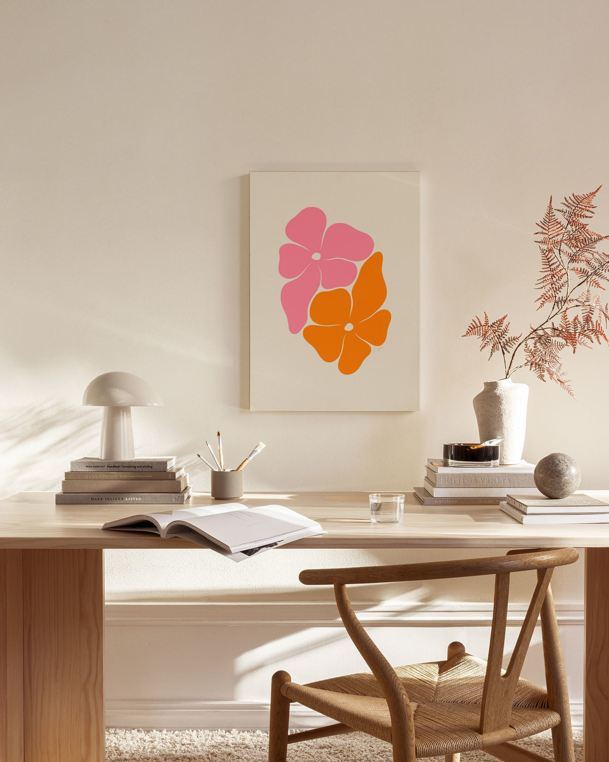 Hanna KL - Floral Pair Canvas print