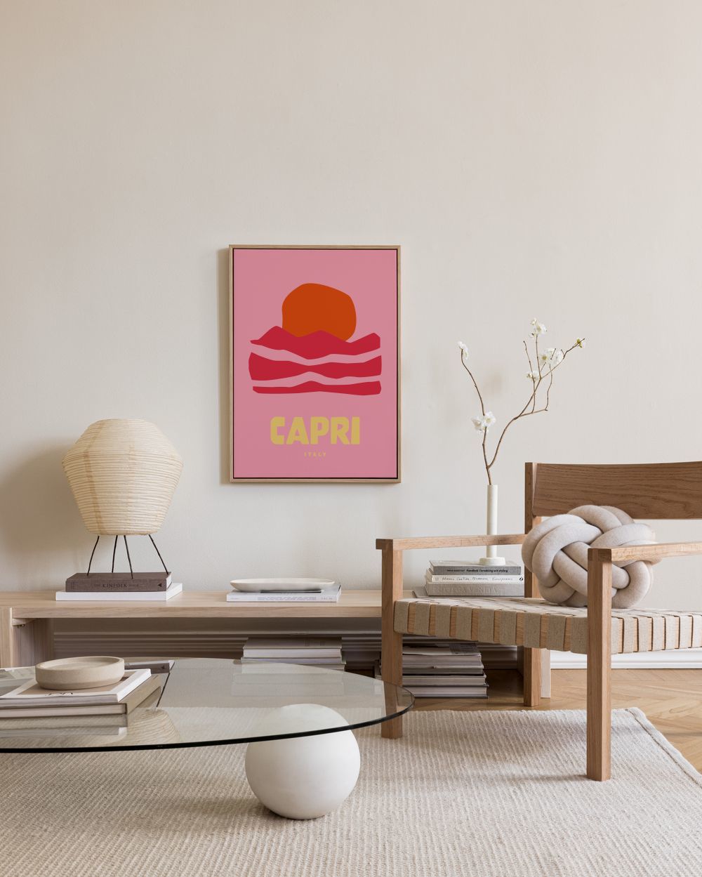 Graphic Capri Canvas print