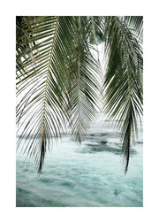 Ocean Palm Print