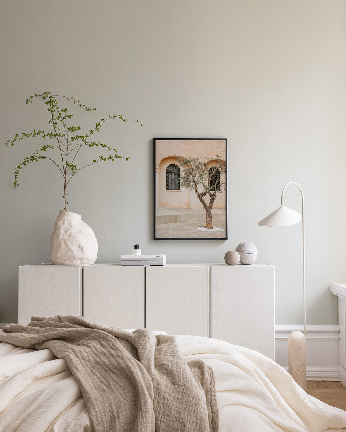 Lonely Olive Tree Canvas print