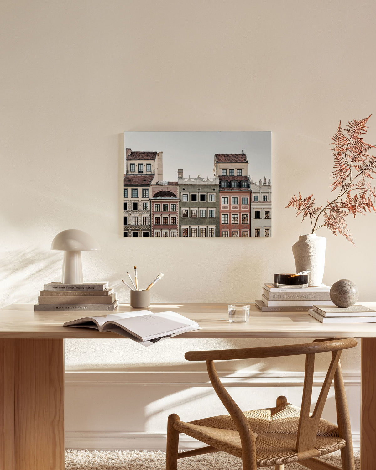 Old Town Facade Canvas print