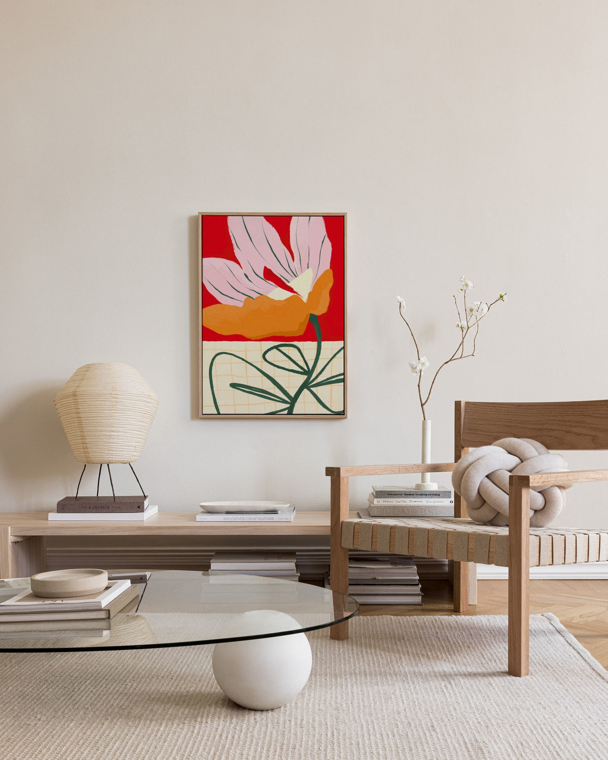 Decorative Flower Canvas print