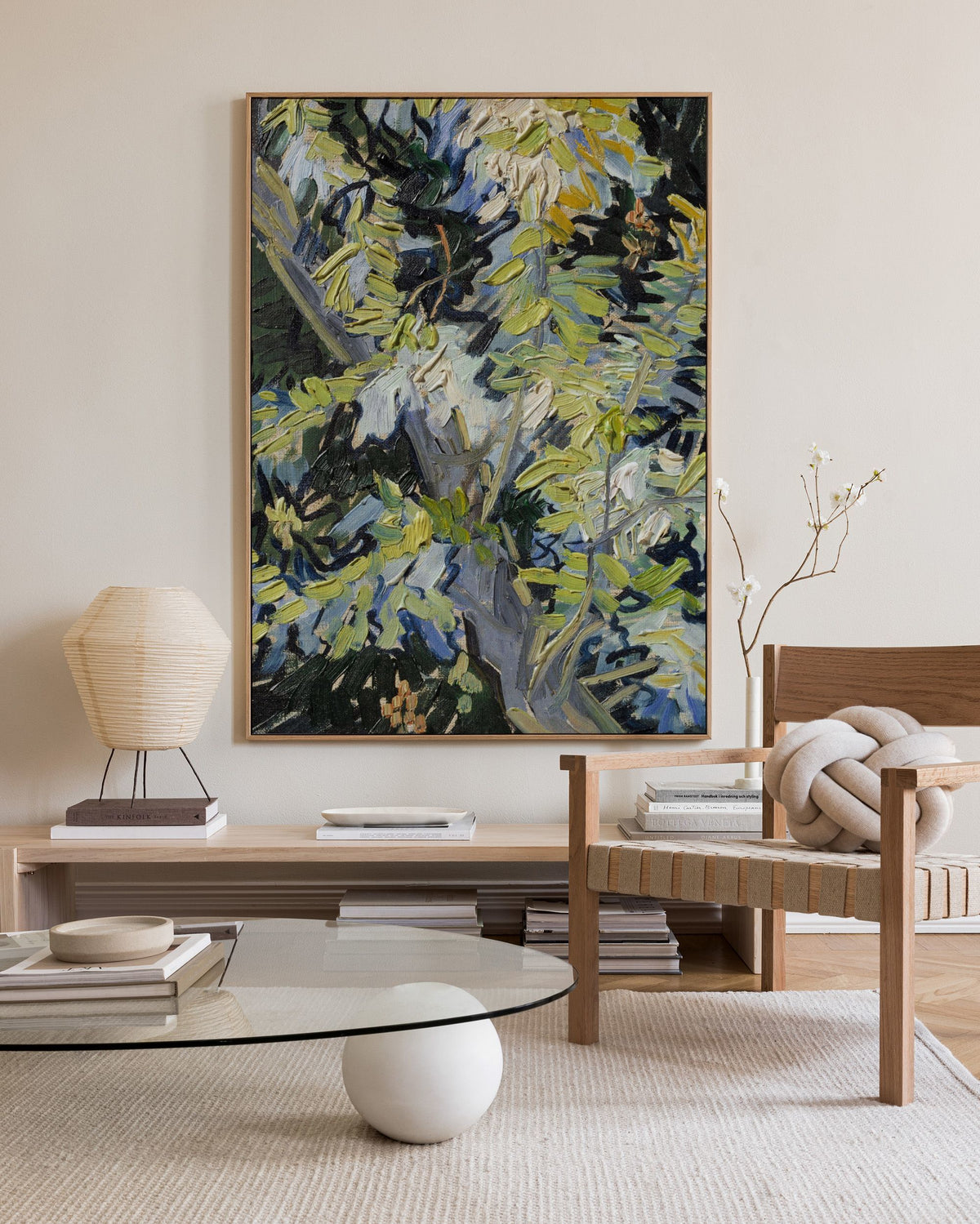 Van Gogh - Blossoming Acacia Branches Canvas print