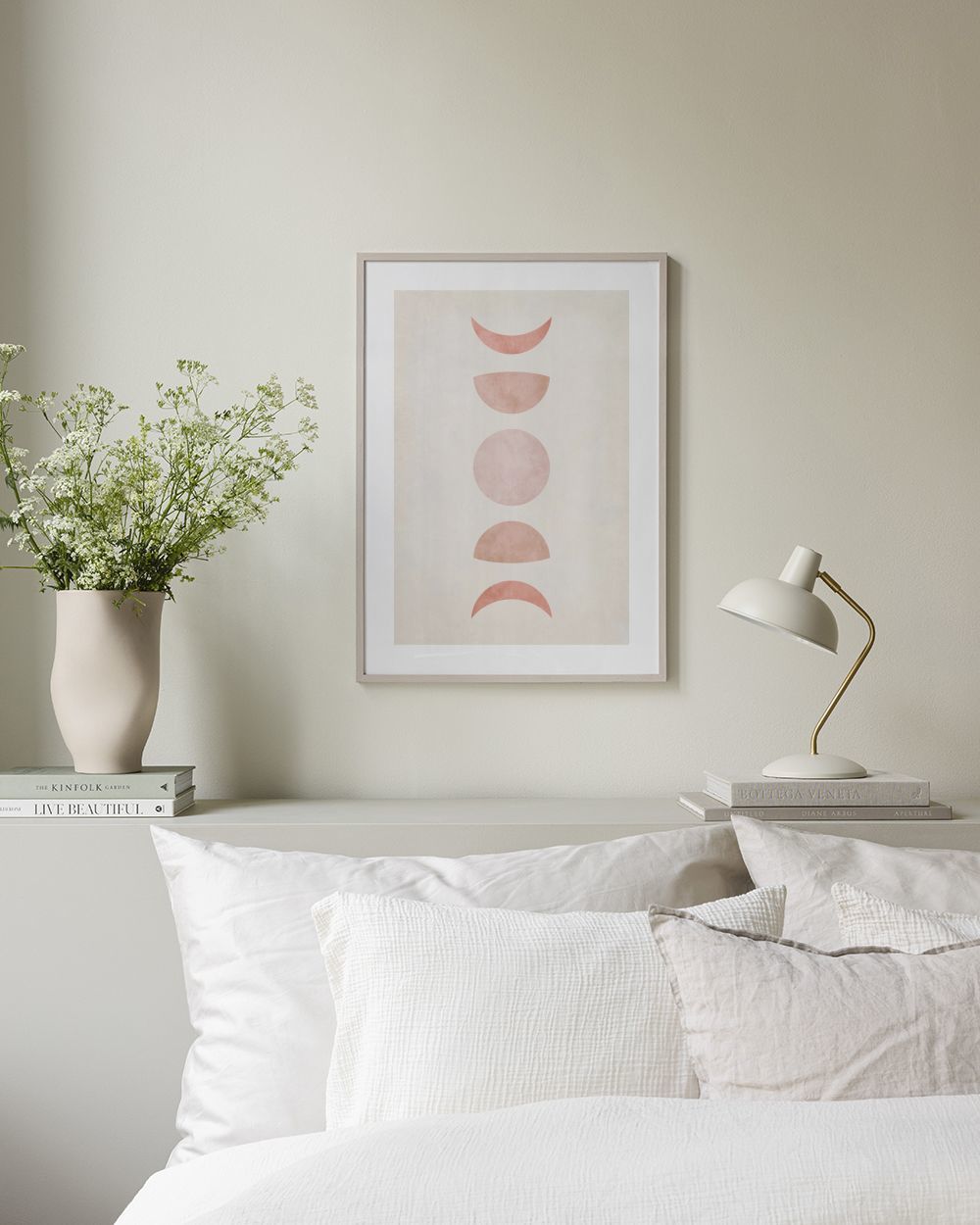 Pink Moon Phase Print