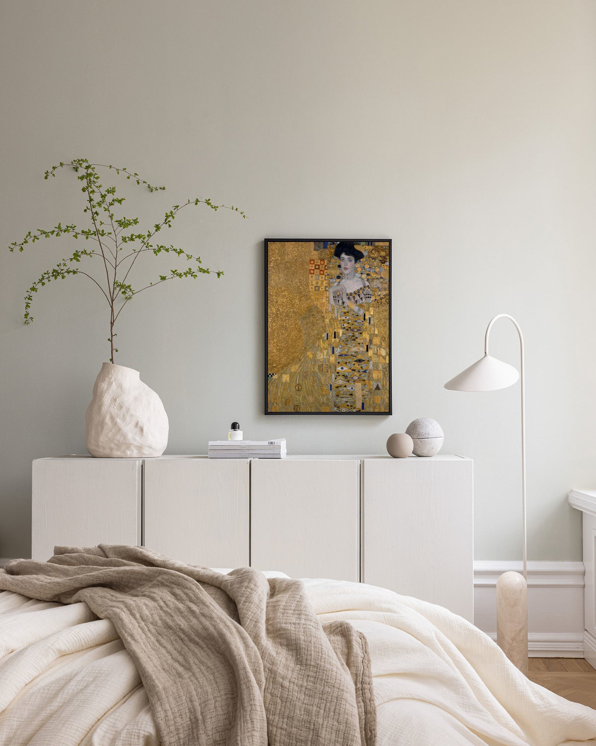 Gustav Klimt - Portrait of Adele Bloch-Bauer I Canvas print