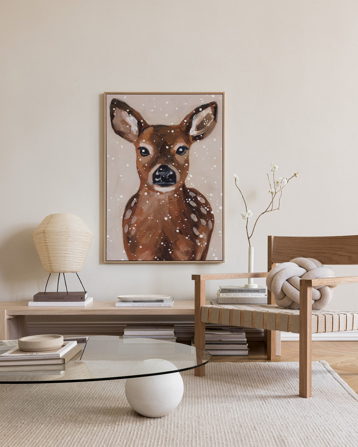 North Fawn Canvas print