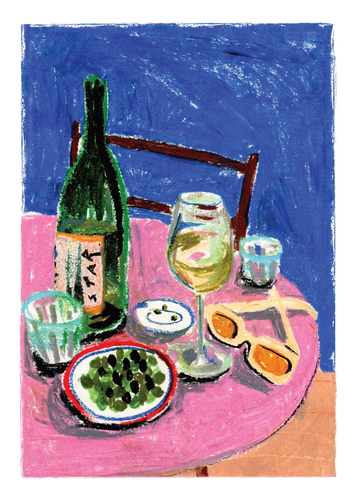 Laura Page - Pastel Table Print