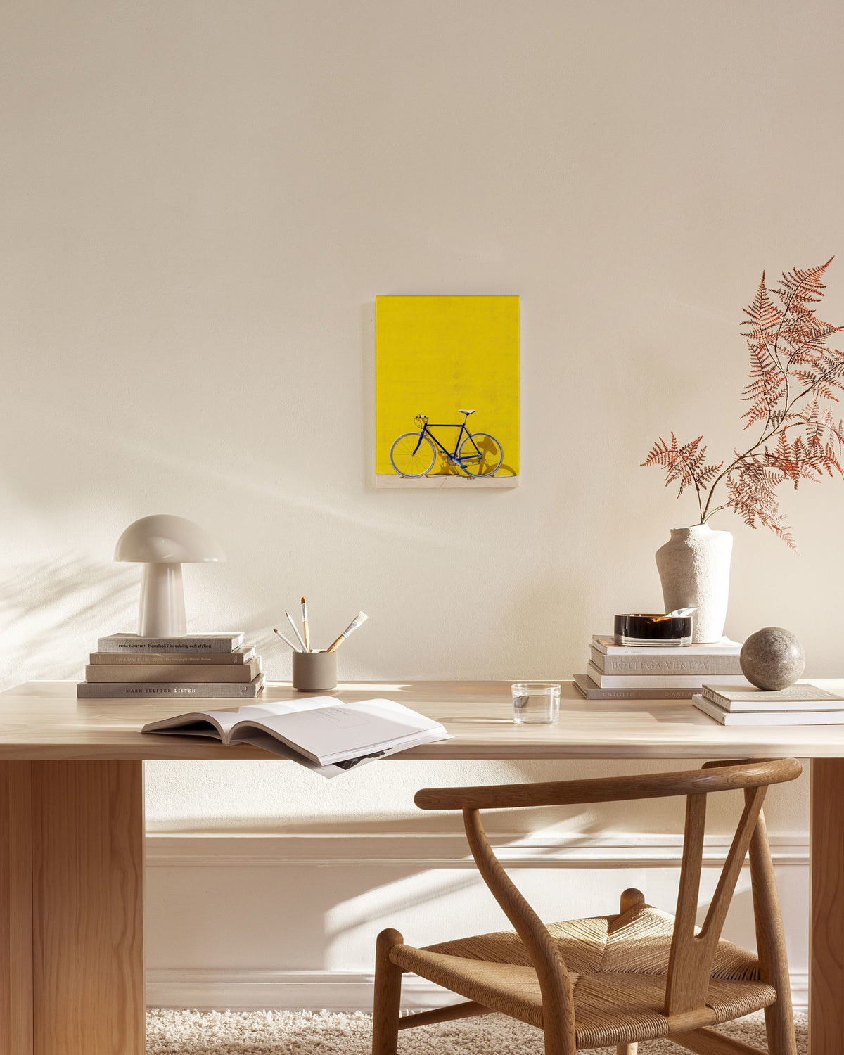 Yellow Bike Canvas print