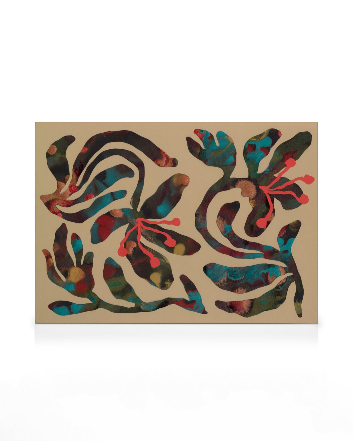 Marbled Garden Canvas print