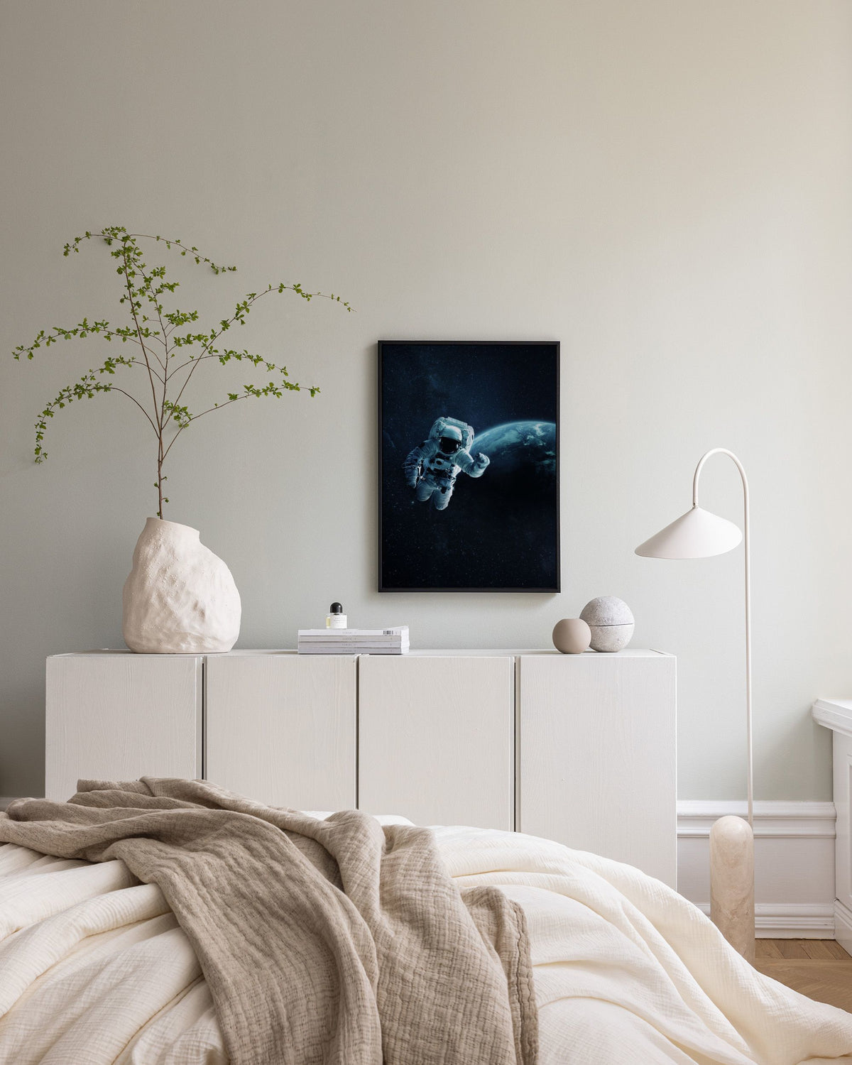 Astronaut In Space Canvas print
