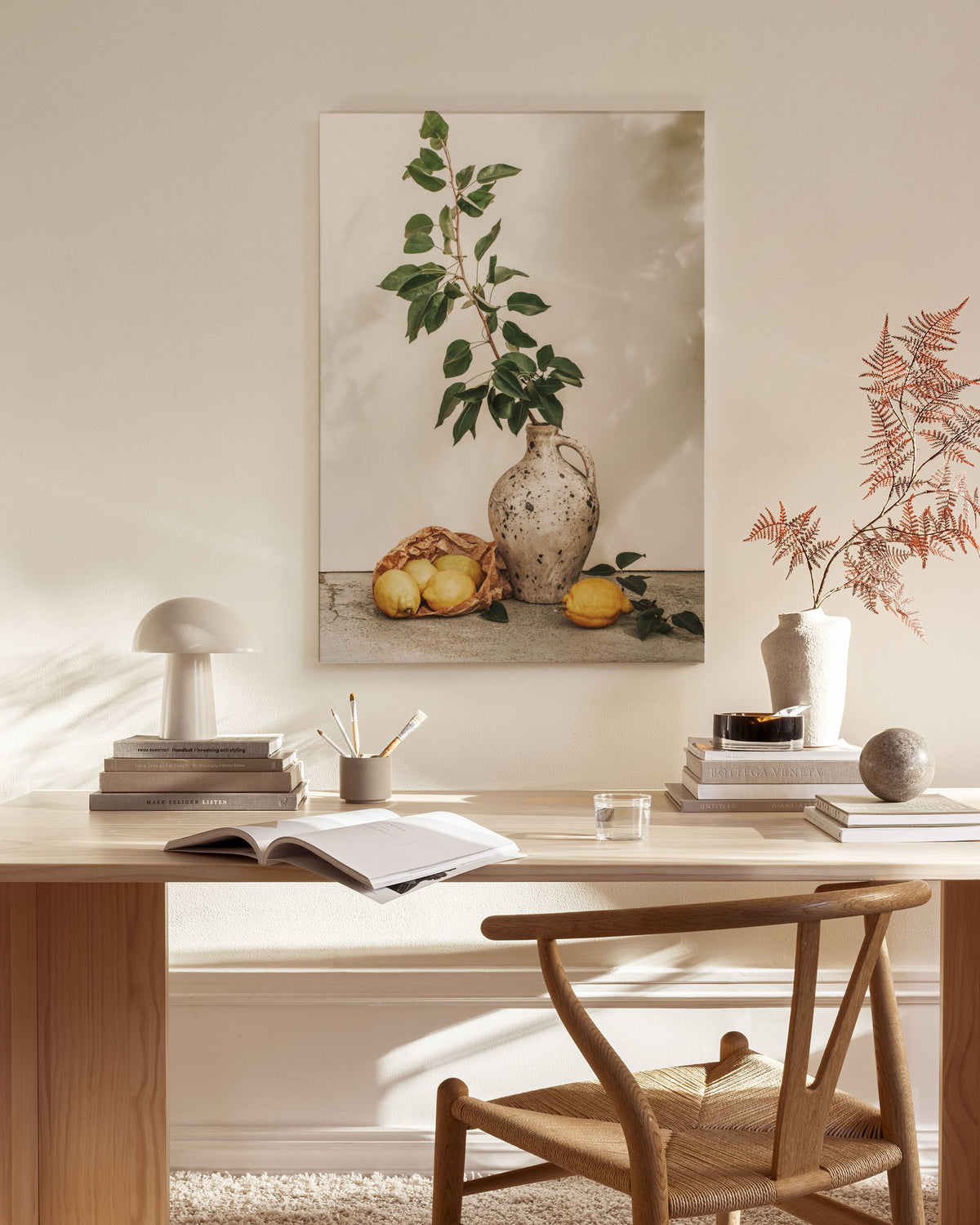 Afternoon Lemons Canvas print