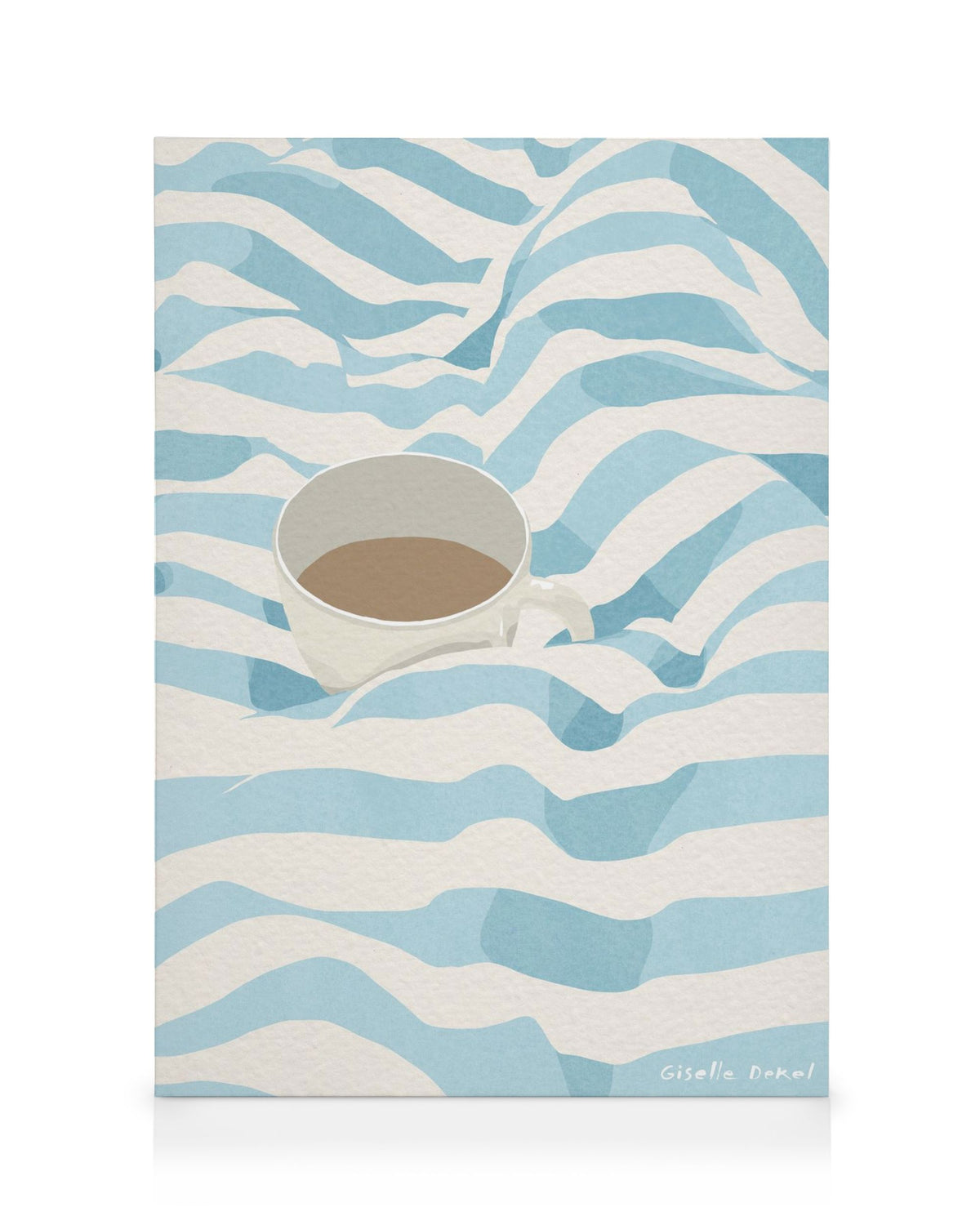 Giselle Dekel - First Cup of Coffee Canvas print