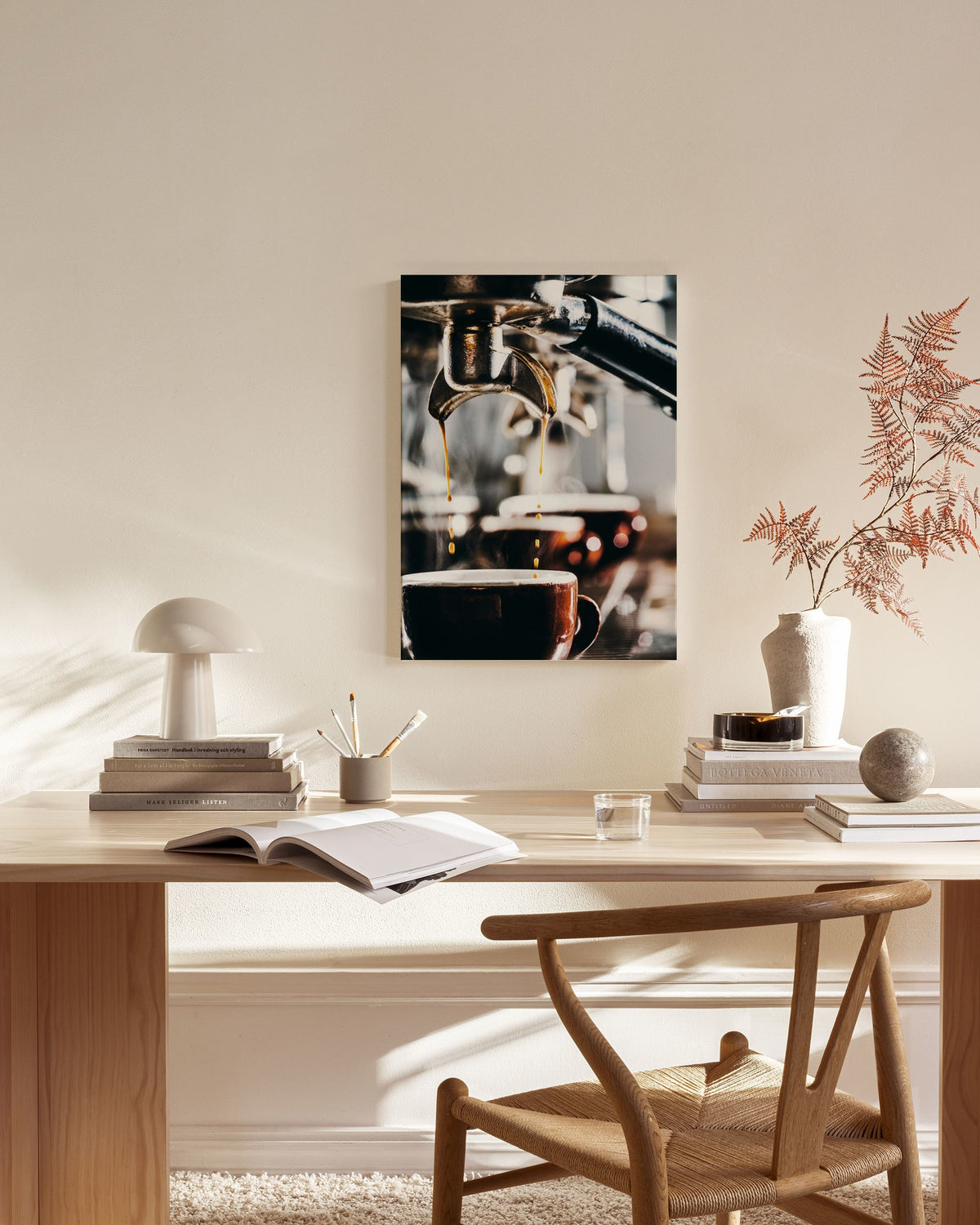 Espresso Drops Canvas print