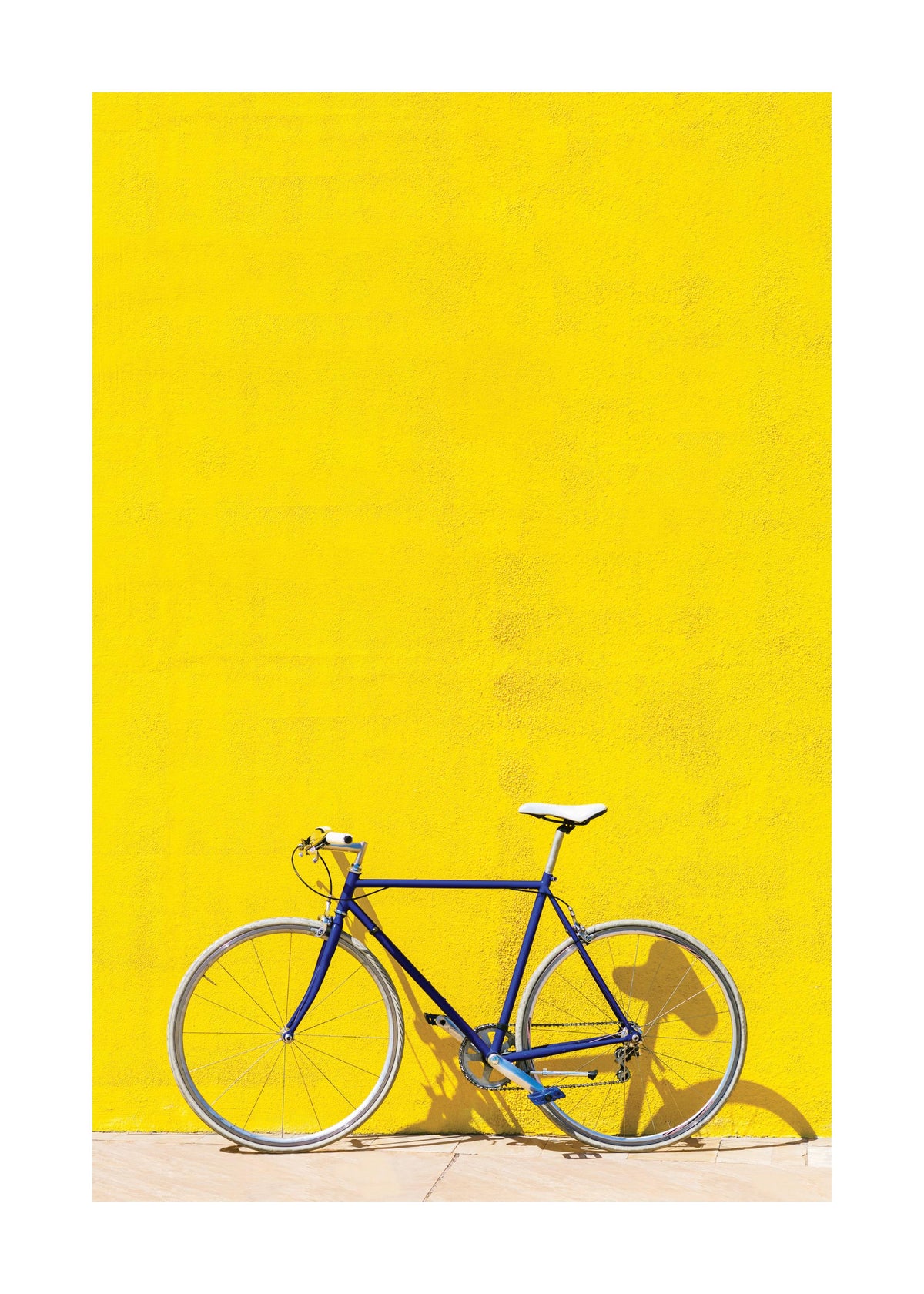 Yellow Bike Print