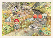 Elsa Beskow - Children of the Forest No2 Print