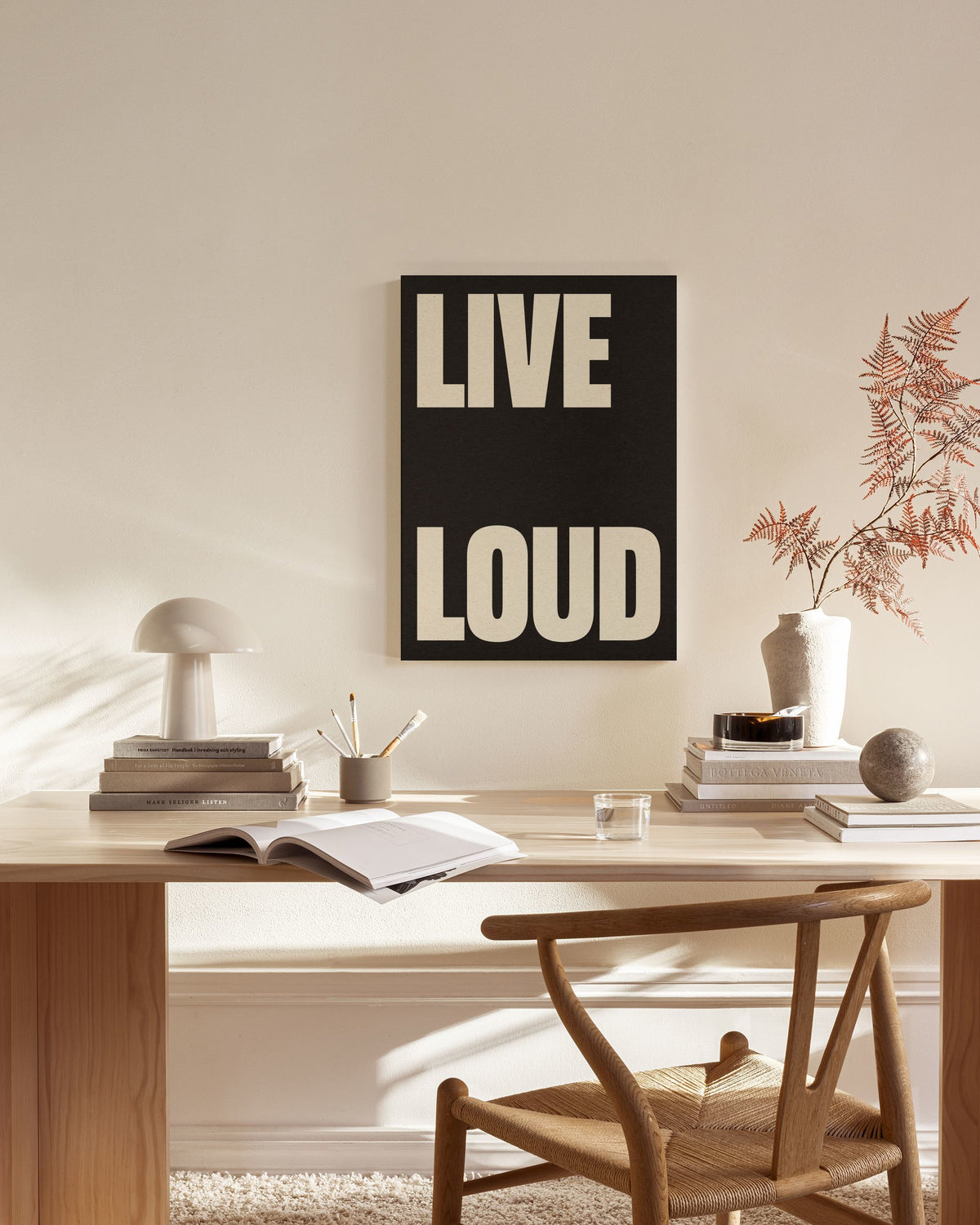 Live Loud Canvas print