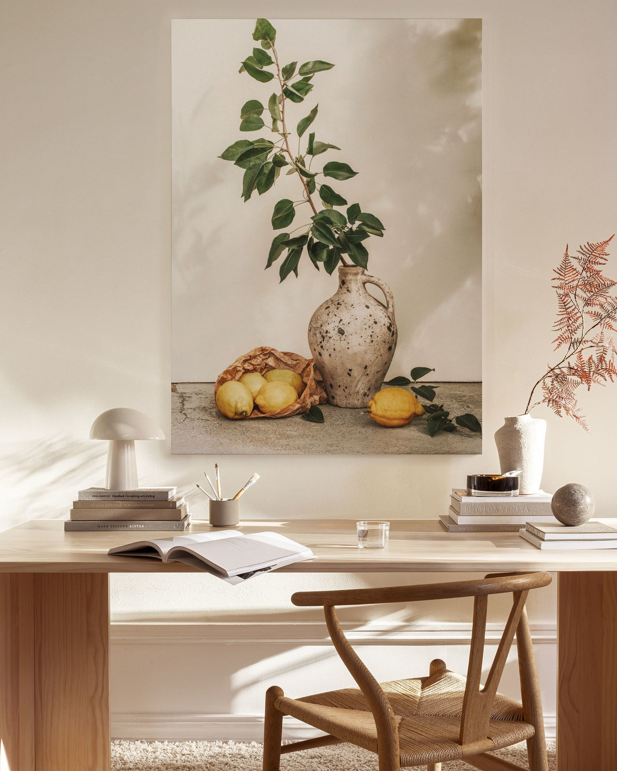 Afternoon Lemons Canvas print