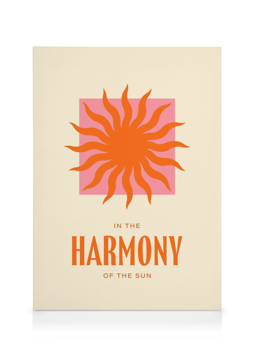 Harmony of the Sun Canvas print