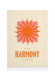 Harmony of the Sun Canvas print
