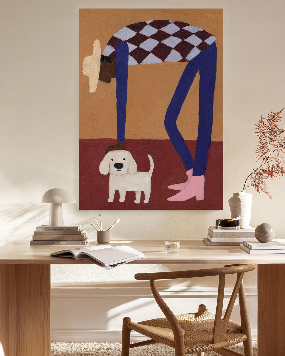 Howdy Hound Canvas print