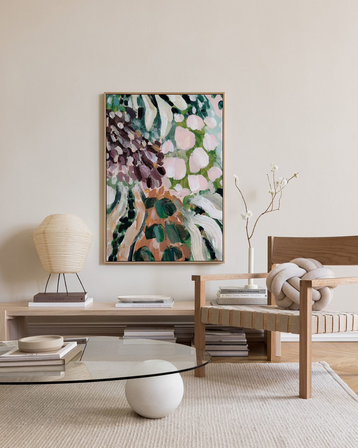 Acrylic Garden No2 Canvas print