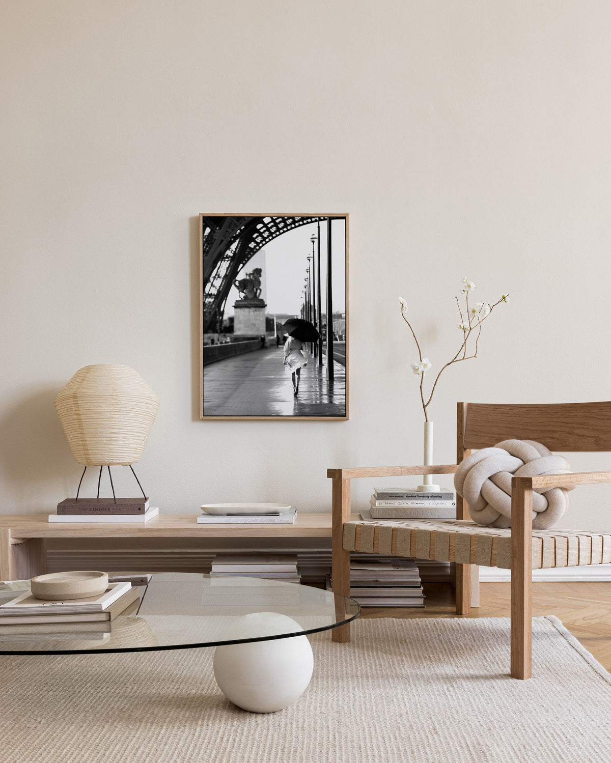 Walking in Paris Canvas print