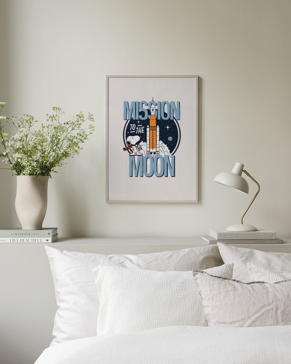 Snoopy Mission to the Moon Print