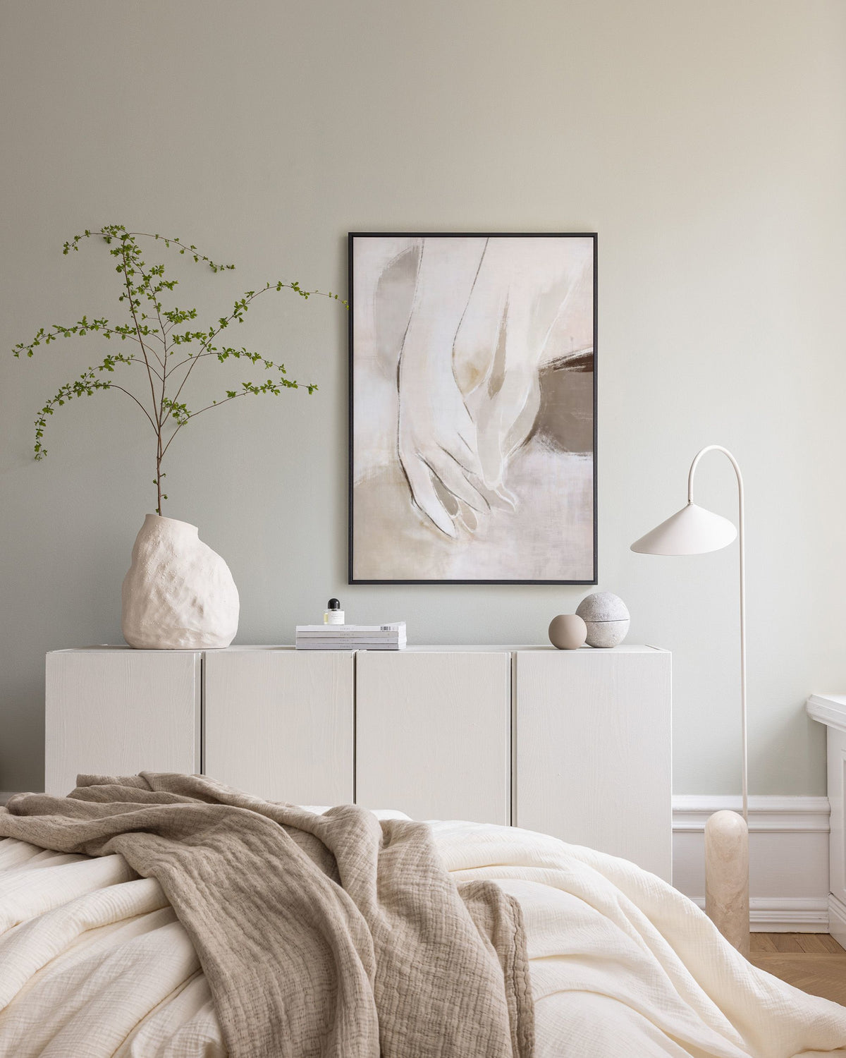 Soft Hands Canvas print