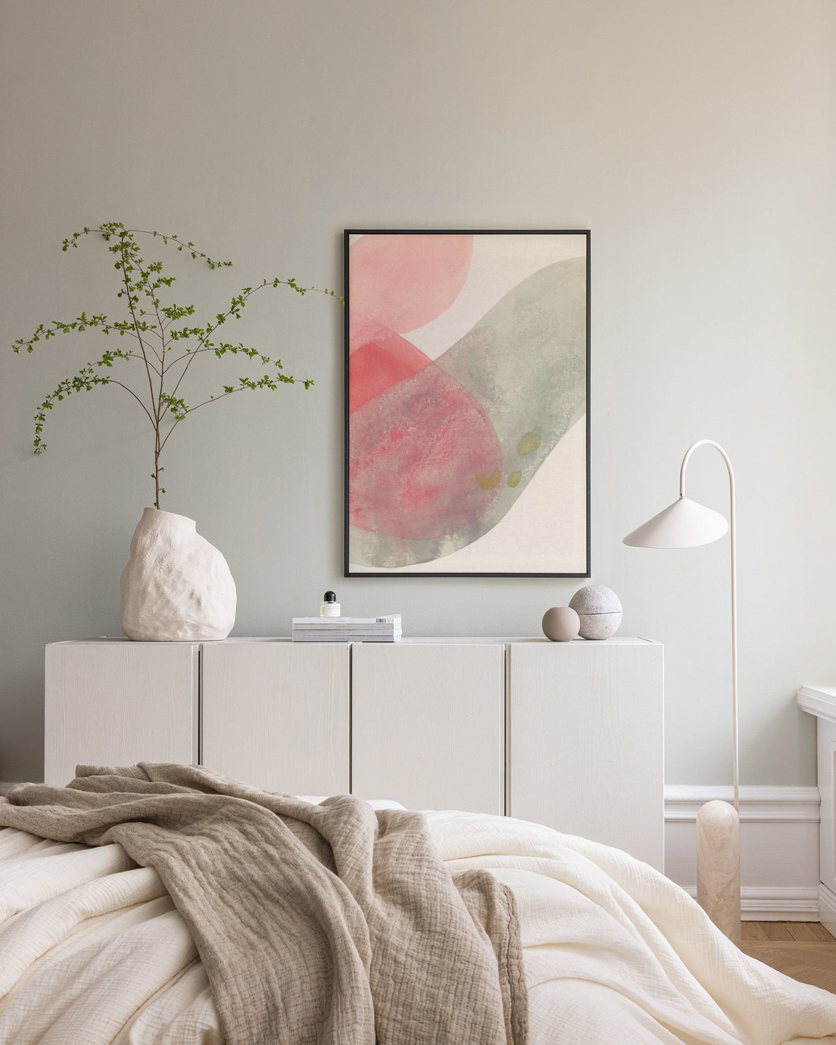 Flowy Forms No2 Canvas print