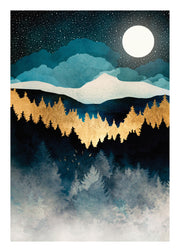 SpaceFrog Designs - Indigo Night Print