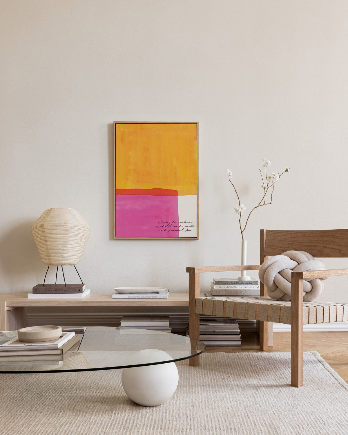 Let Colours Speak Canvas print