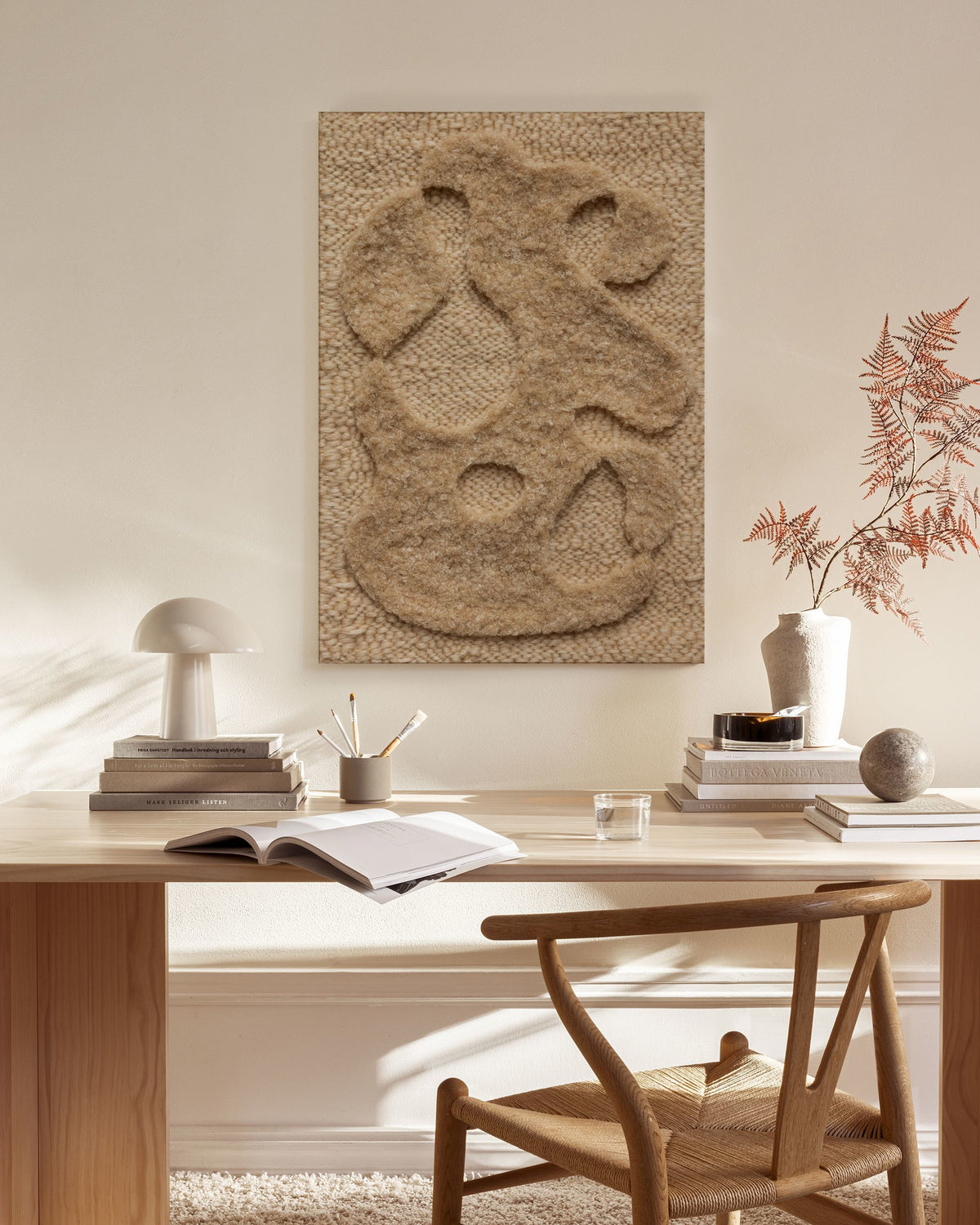 Tufted Shapes Canvas print
