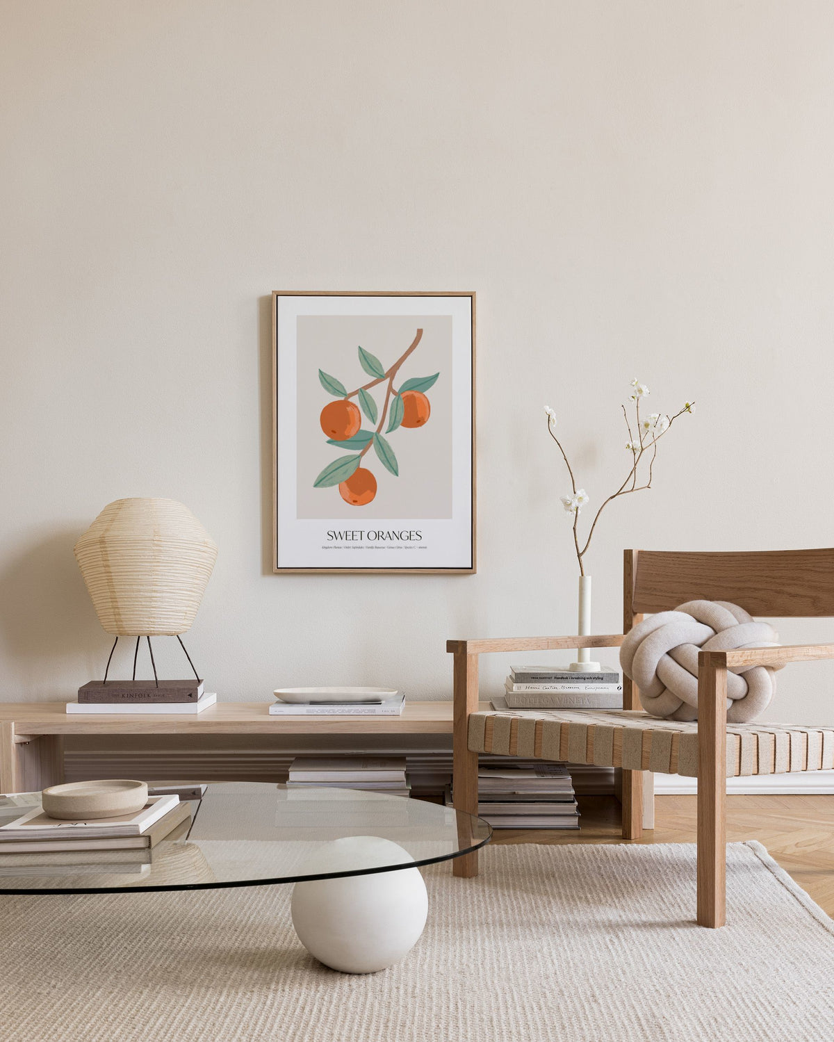 Sweet Oranges Canvas print