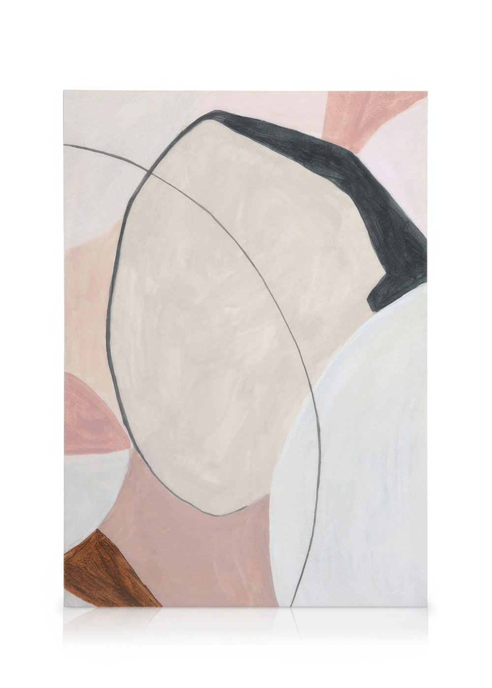 Dusty Pink Abstract No1 Canvas print