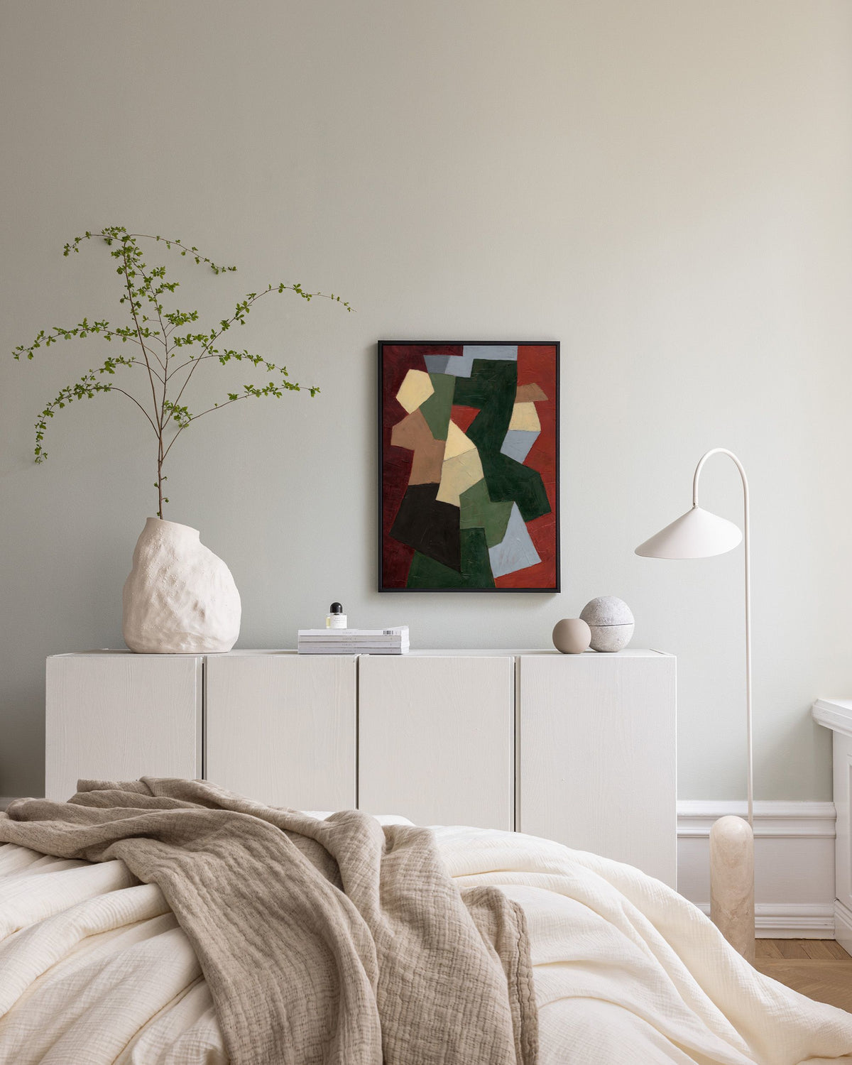In the Market Canvas print