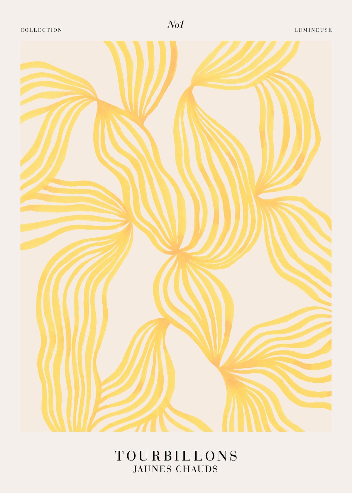 Warm Whirls No1 Print