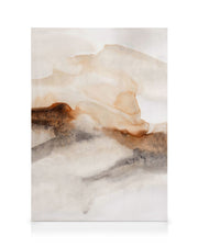 Burnt Tones Watercolor No1 Canvas print