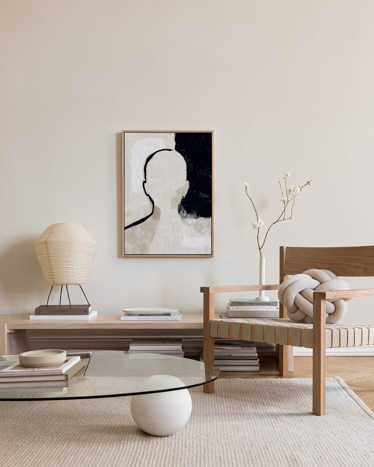 Painted Anonymous Canvas print