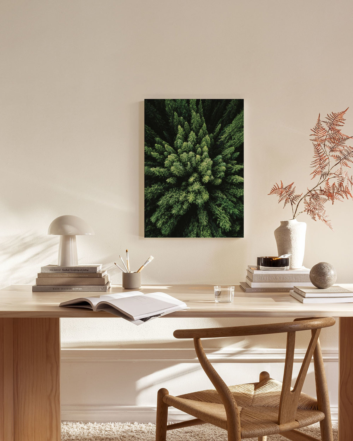 Aerial Forest Canvas print