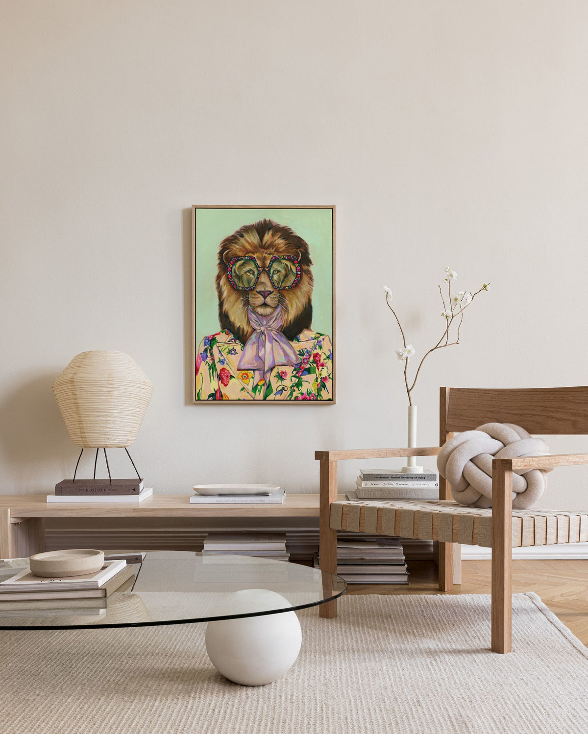 Heather Perry - Artsy Lion Canvas print