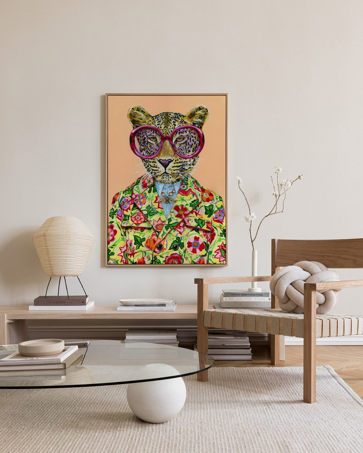Heather Perry - Artsy Leopard Canvas print