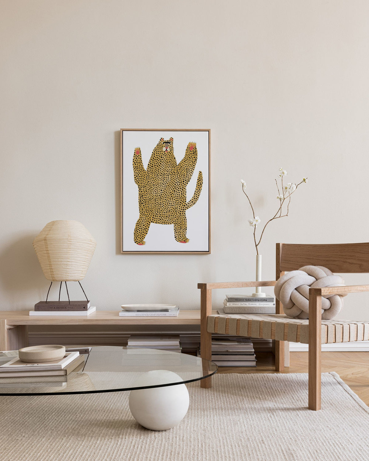 Cheetah Pal Canvas print