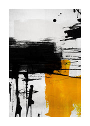 Yellow Abstract No2 Print
