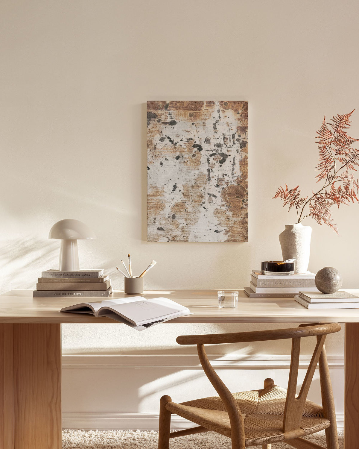Raw Concrete Wall No1 Canvas print