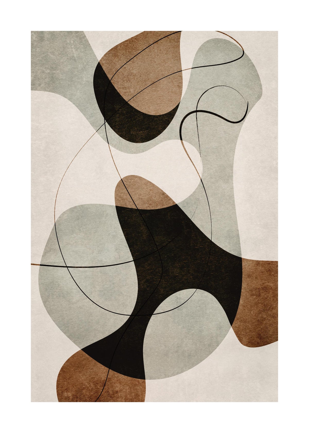 Vivid Shapes No1 Print