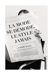 Reading the Paper Print
