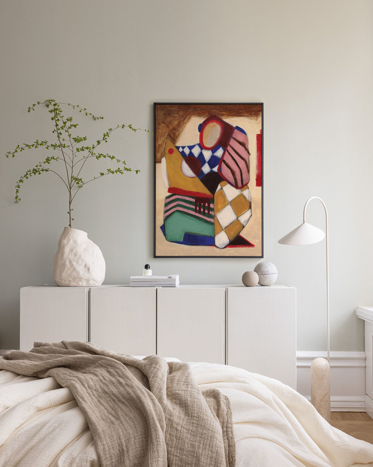 Patchwork Figure Canvas print