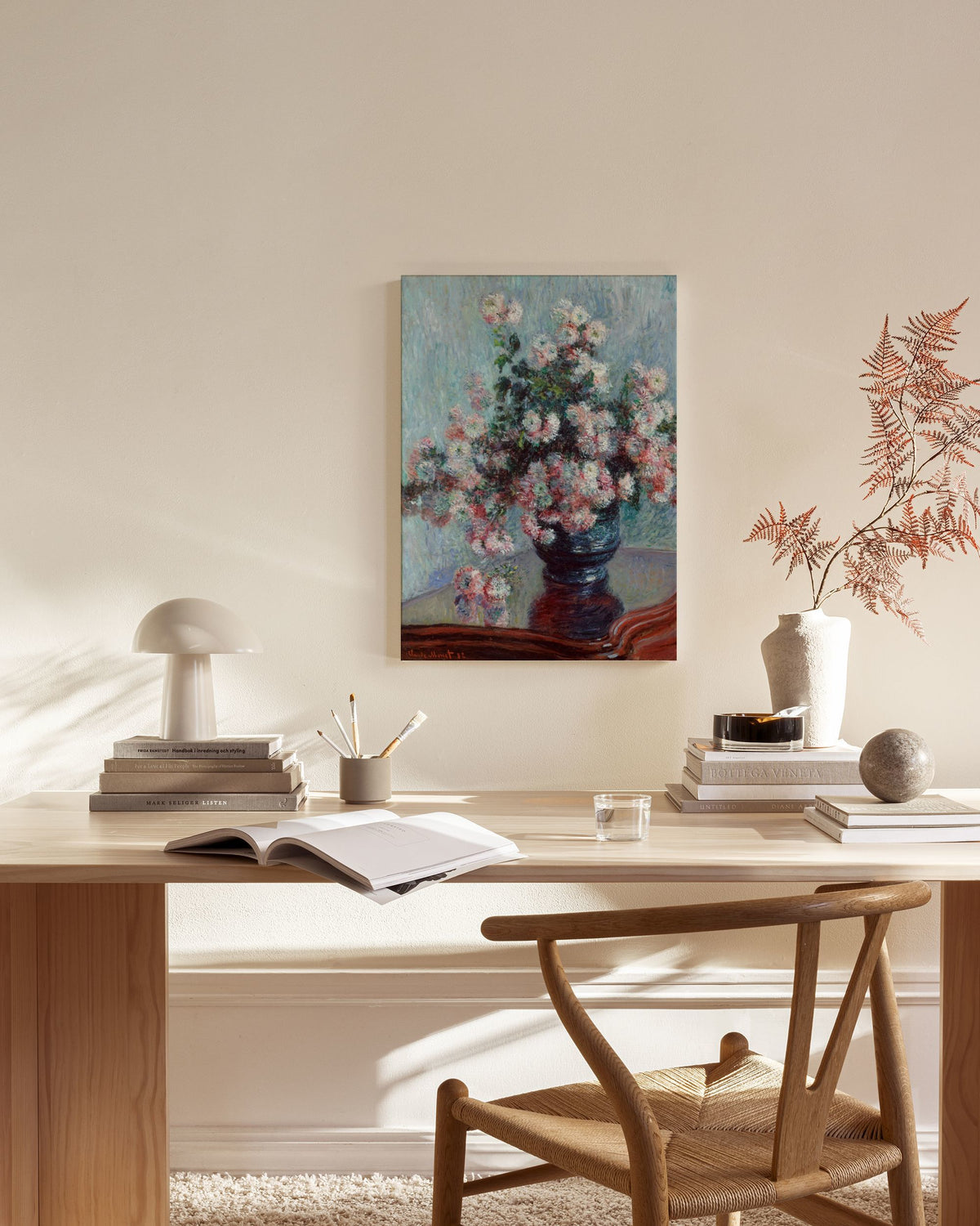 Monet - Chrysanthemums Canvas print