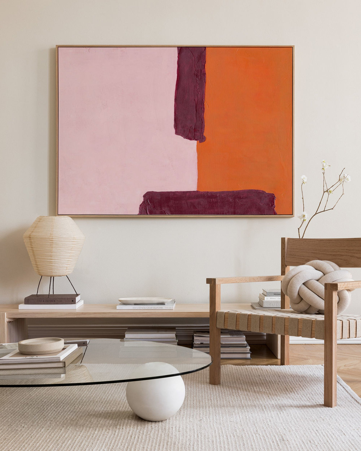 The Space Between Canvas print