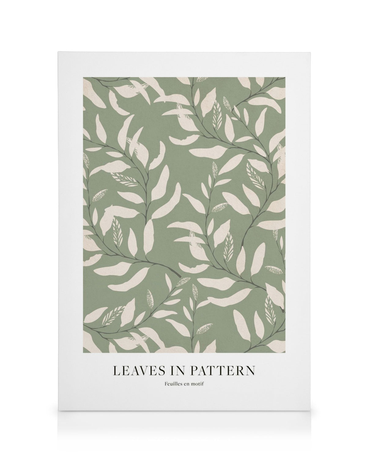 Leaves in Pattern Canvas print